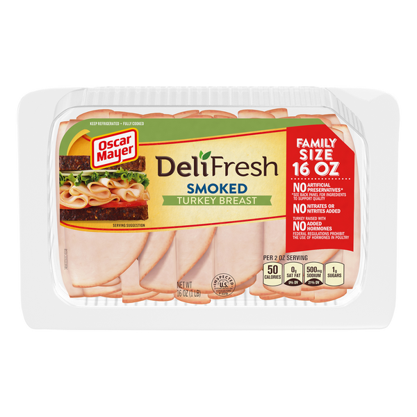 Save on Oscar Mayer Deli Fresh Smoked Turkey Breast Sliced Order Online