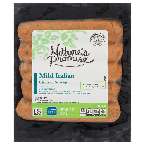 Nature's Promise Natural Mild Italian Chicken Sausage - 5 ct