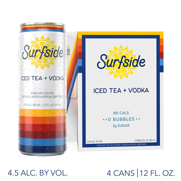 Surfside Iced Tea + Vodka - 4 pk