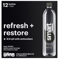 smartwater Vapor Distilled Ionized Water Alkaline 9.5+pH - 12 pk