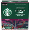 Starbucks French Roast Dark Roast K-Cup Coffee Pods