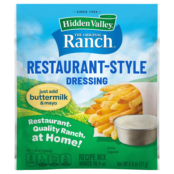 Hidden Valley Restaurant-Style Ranch Dressing Recipe Mix Packet