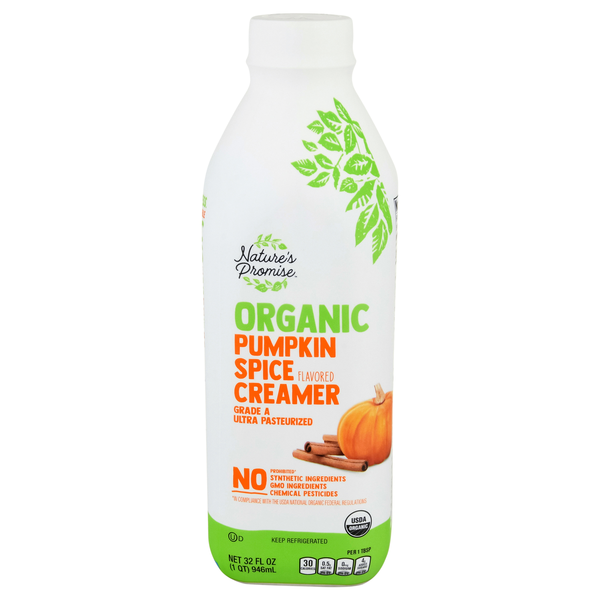 Nature's Promise Organic Pumpkin Spice Flavored Creamer