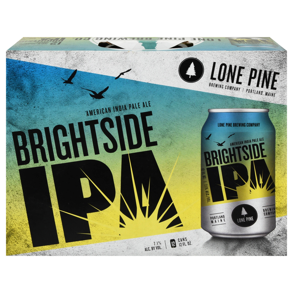 Lone Pine Brightside IPA Beer - 12 pk