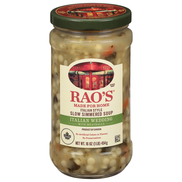 Rao's Slow Simmered Italian Wedding with Meatballs Soup