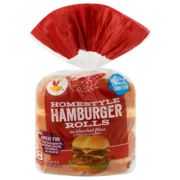 Stop & Shop Homestyle Hamburger Rolls - 8 ct