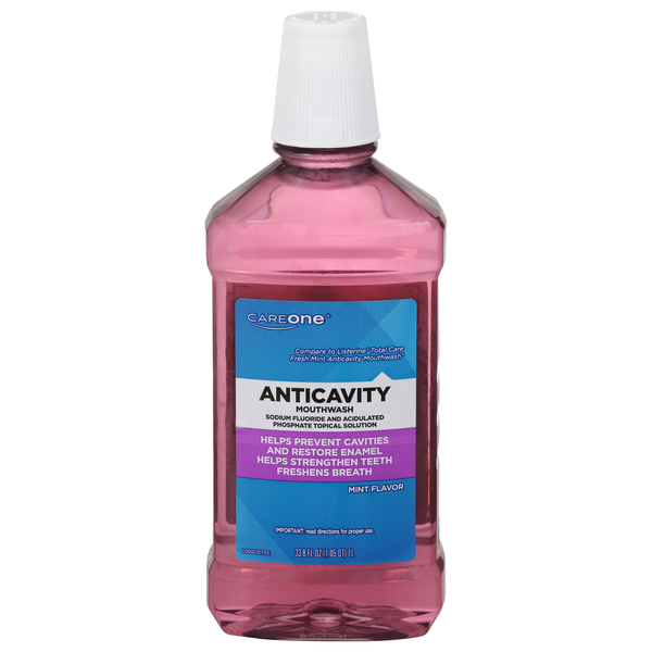 CareOne Anticavity Eucalyptus Mint Mouthwash