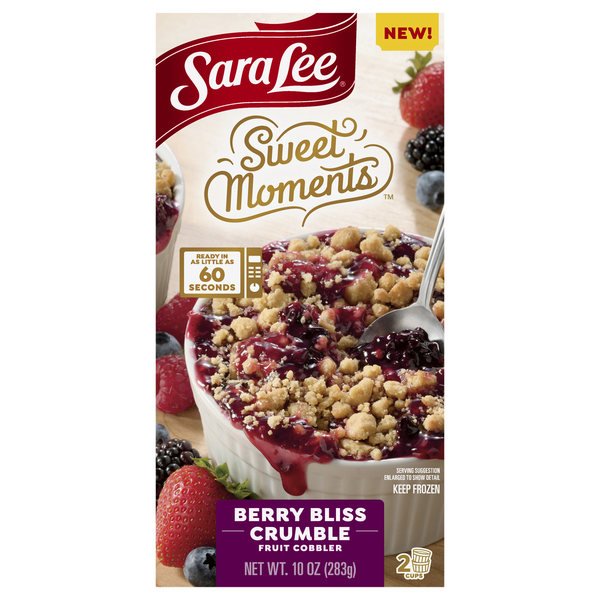 Sara Lee Sweet Moments Berry Bliss Crumble Fruit Cobbler Frozen
