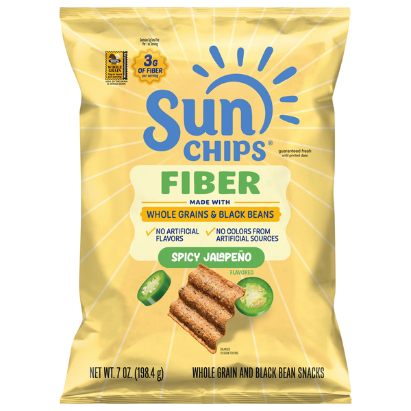 Sun Chips Spicy Jalapeno Whole Grain & Black Bean Snacks
