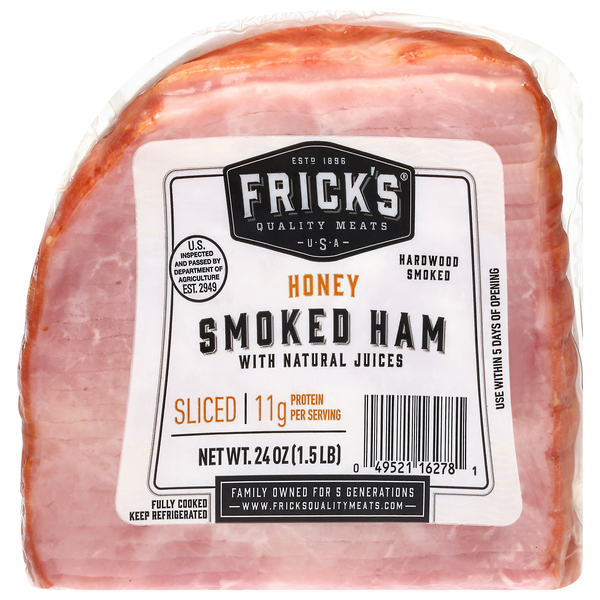 Frick's Deli Ham Honey Smoked Sliced
