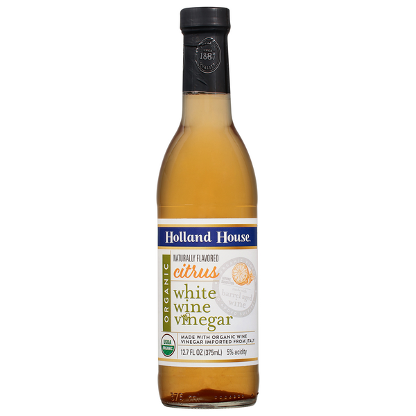 Save on Holland House White Wine Vinegar Citrus Organic Order Online