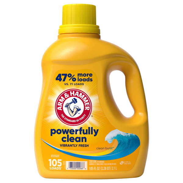 Save on Arm & Hammer Clean Burst Liquid Laundry Detergent Order Online Delivery Food Lion