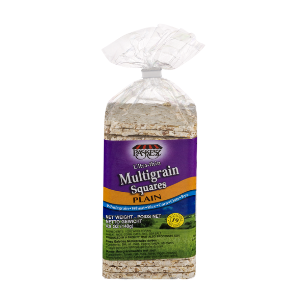 Paskesz Multigrain Squares Ultra Thin Plain