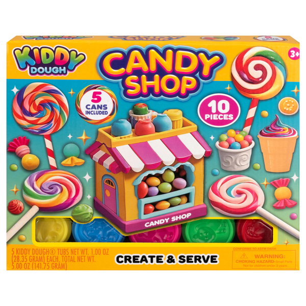 Kiddy Dough Candy Shop Tubs - 5 ct