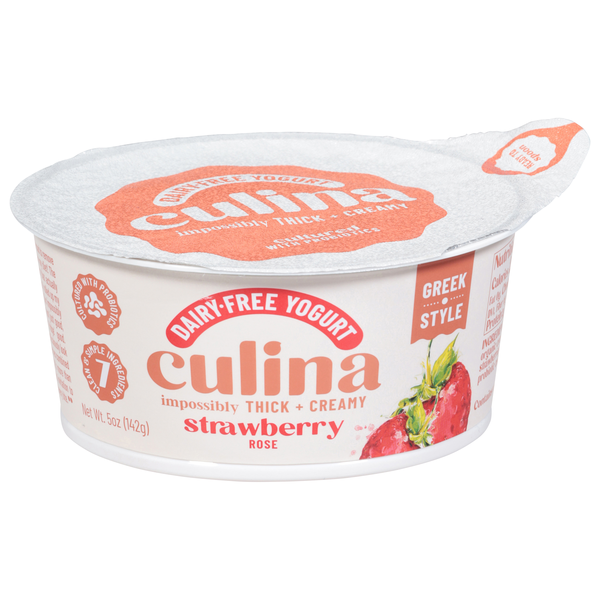 Culina Dairy-Free Strawberry Rose Greek Style Yogurt