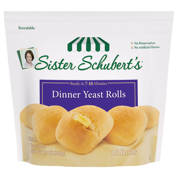 Sister Schubert's Dinner Yeast Rolls - 10 ct Frozen