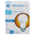 GE LED Classic Shape Bulbs Soft White Non-Dimmable 60w Replacement