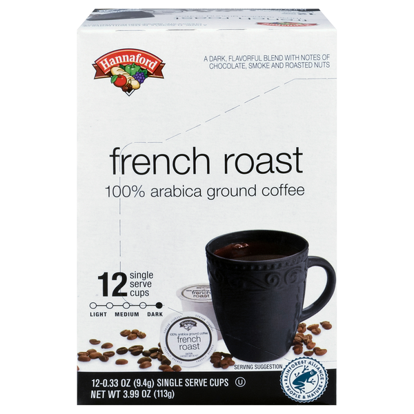 Hannaford French Dark Roast Single Serve Coffee Cups