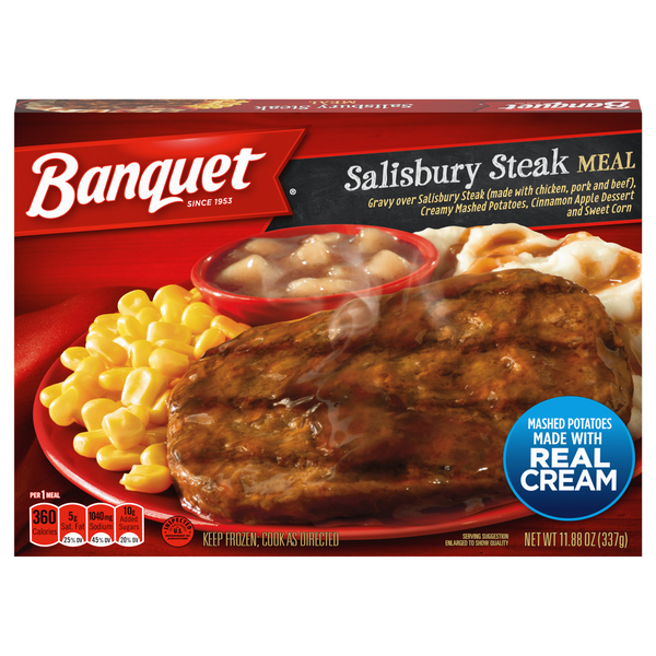 Banquet Salisbury Steak Meal Frozen Meal