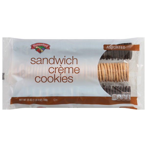 Hannaford Assorted Sandwich Creme Cookies