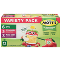 Mott's No Sugar Added Variety Pack Applesauce Pouches - 12 ct