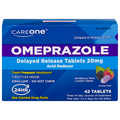 CareOne Omeprazole Acid Reducer 20 mg Delayed Release Wildberry Mint