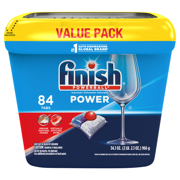 FINISH Powerball Power Dishwasher Detergent Tabs