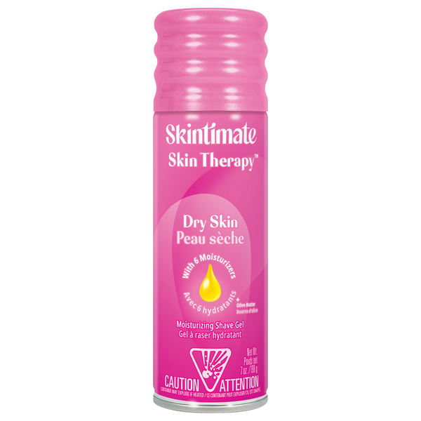 Skintimate Women's Skin Therapy Moisturizing Shave Gel Dry Skin