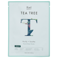 Rael Purify + Soothe Tea Tree Facial Sheet Masks