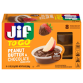 Jif To Go Peanut Butter & Chocolate Flavored Spread Snack Cups - 8 ct