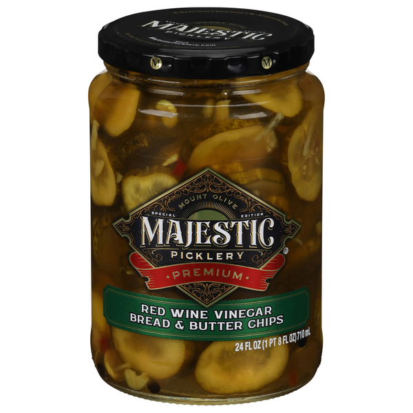 Mt. Olive Majestic Picklery Red Wine Vinegar Bread & Butter Chips