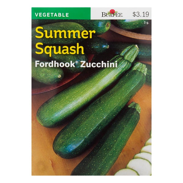 Burpee Vegetable Summer Squash Seeds Fordhook Zucchini