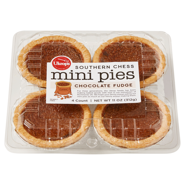 Ukrop's Mini Chocolate Fudge Pies - 4 ct