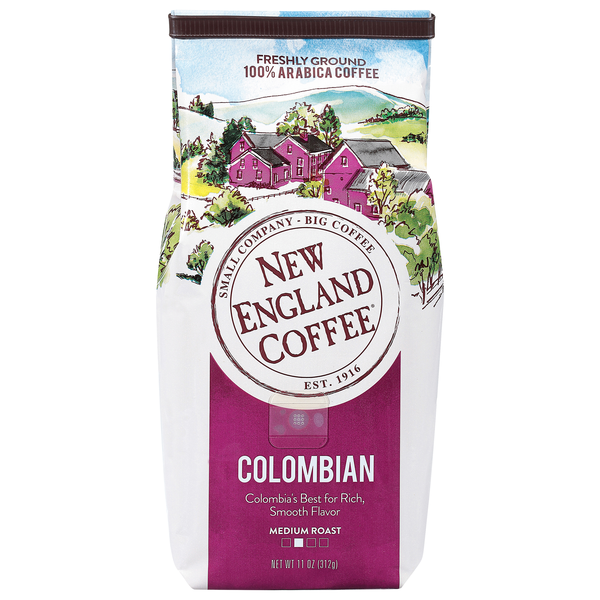 New England Coffee Colombian Supremo Medium Roast Ground Coffee