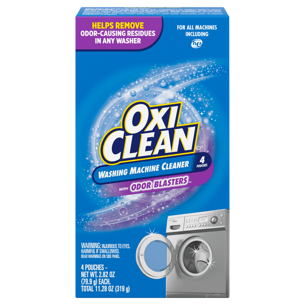 OxiClean Washing Machine Cleaner with Odor Blasters - 4 ct