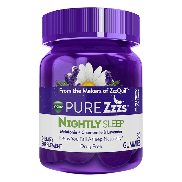 Vicks Zzzquil Pure Zzzs Beauty Sleep Melatonin Gummies