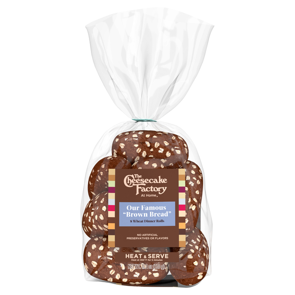 The Cheesecake Factory Brown Bread Wheat Dinner Rolls - 8 ct