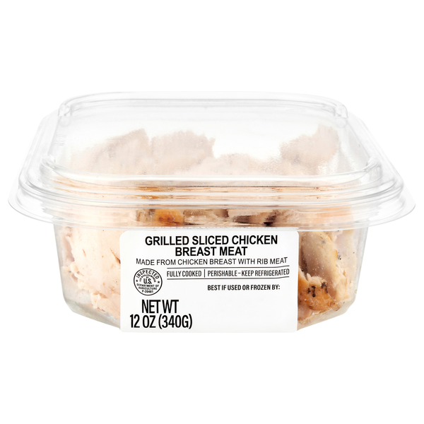 Our Brand Grilled Sliced Chicken Breast Meat