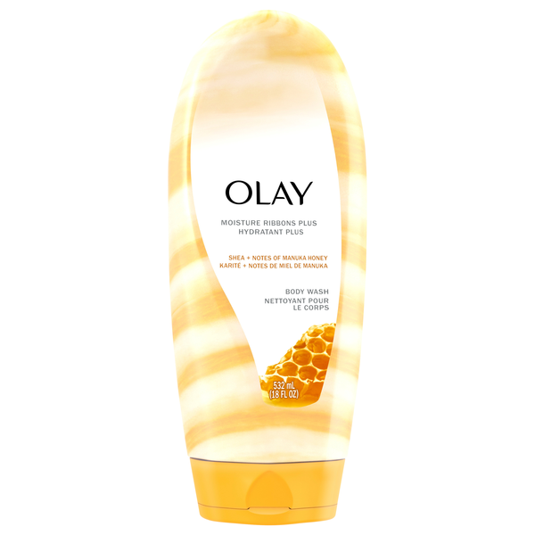 Olay Moisture Ribbons Plus Shea + Manuka Honey Body Wash