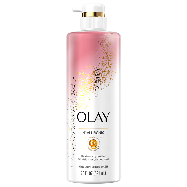 Olay Hyaluronic Hydrating Body Wash Pump
