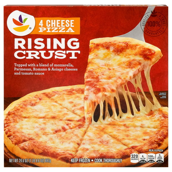 Save on Giant Rising Crust 4 Cheese Pizza Frozen Order Online