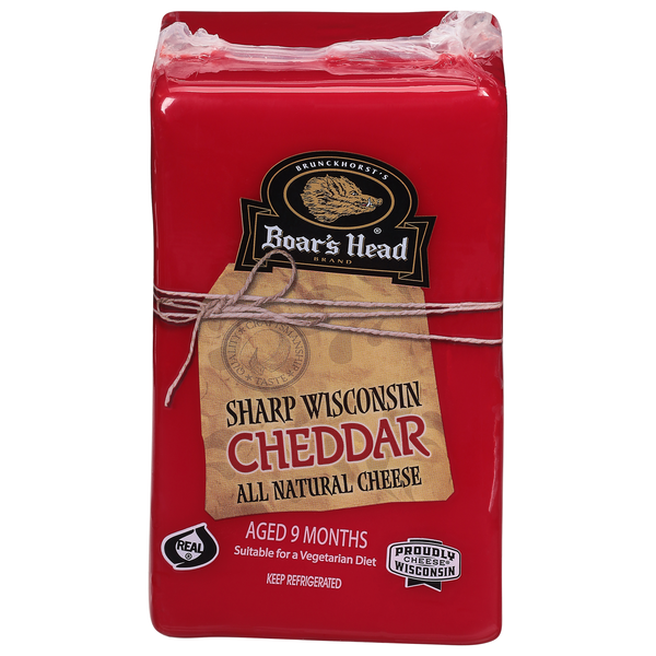 Save on Boar's Head Deli Sharp Wisconsin Cheddar Cheese (Regular Sliced