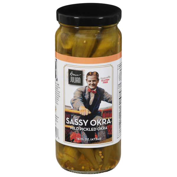 Bruce Julian Sassy Mild Pickled Okra