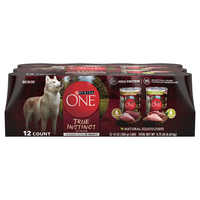Purina One True Instinct Adult Dog Food - 12 ct