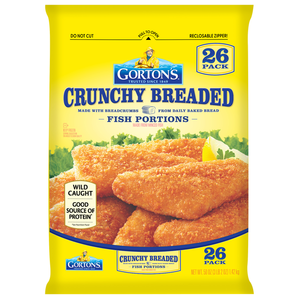 Gorton's Wild Caught Breaded Fish Fillets - 26 ct Frozen