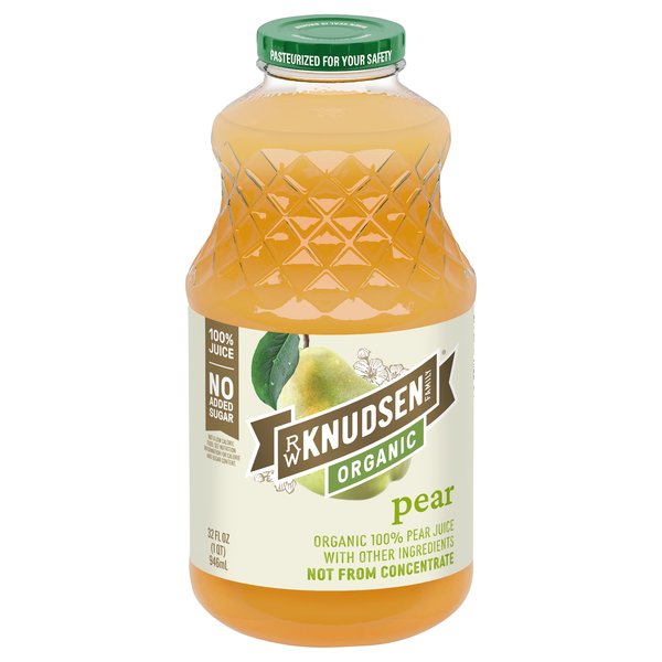 Save on R.W. Knudsen Family Organic 100 Pear Juice No Sugar Added Order Online Delivery Food Lion