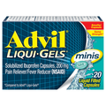 Advil Ibuprofen Pain Relief 200mg Liqui-Gels Minis