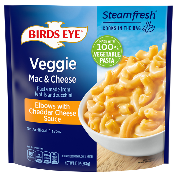 Birds Eye Steamfresh Veggie Mac & Cheese Elbows with Cheddar Cheese Sauce