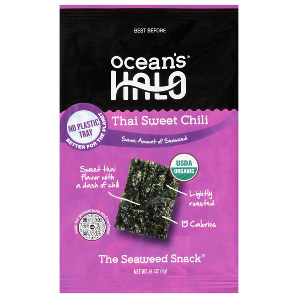 Ocean's Halo Organic Thai Sweet Chili Seaweed Snack