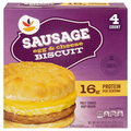 Our Brand Sausage Egg & Cheese Biscuit Sandwiches - 4 ct Frozen
